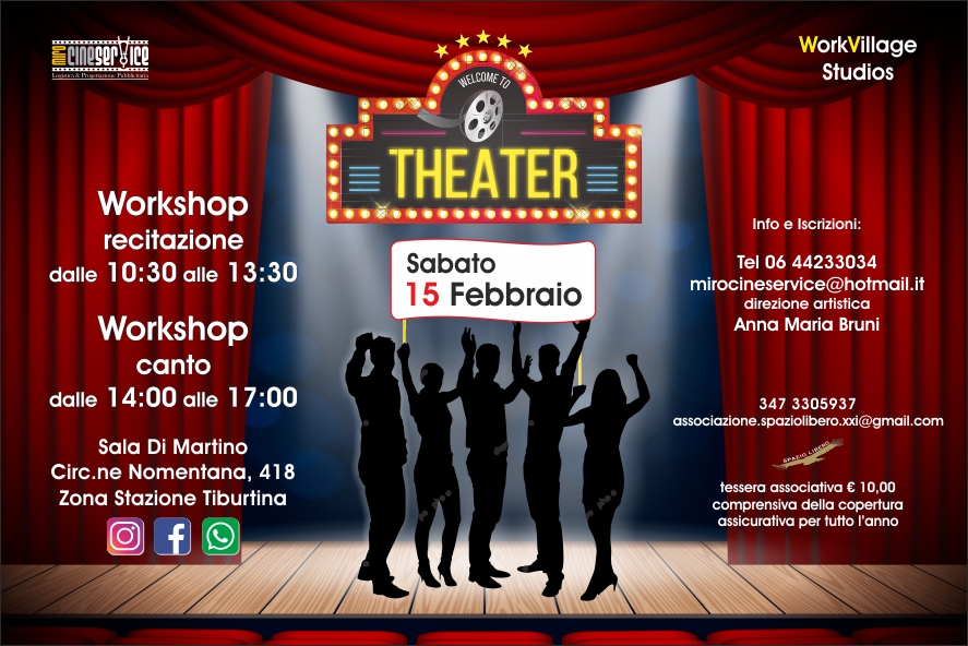 Work village: al via il nuovo workshop sabato 15&nbsp;febbraio