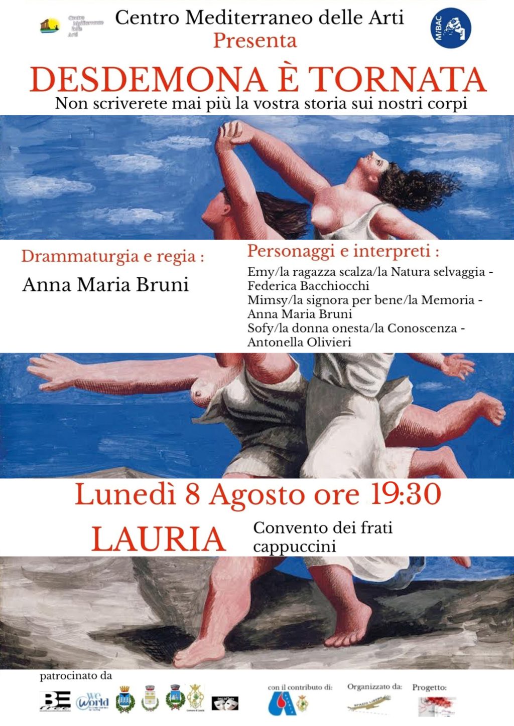 Desdemona è in scena. Le date&nbsp;lucane