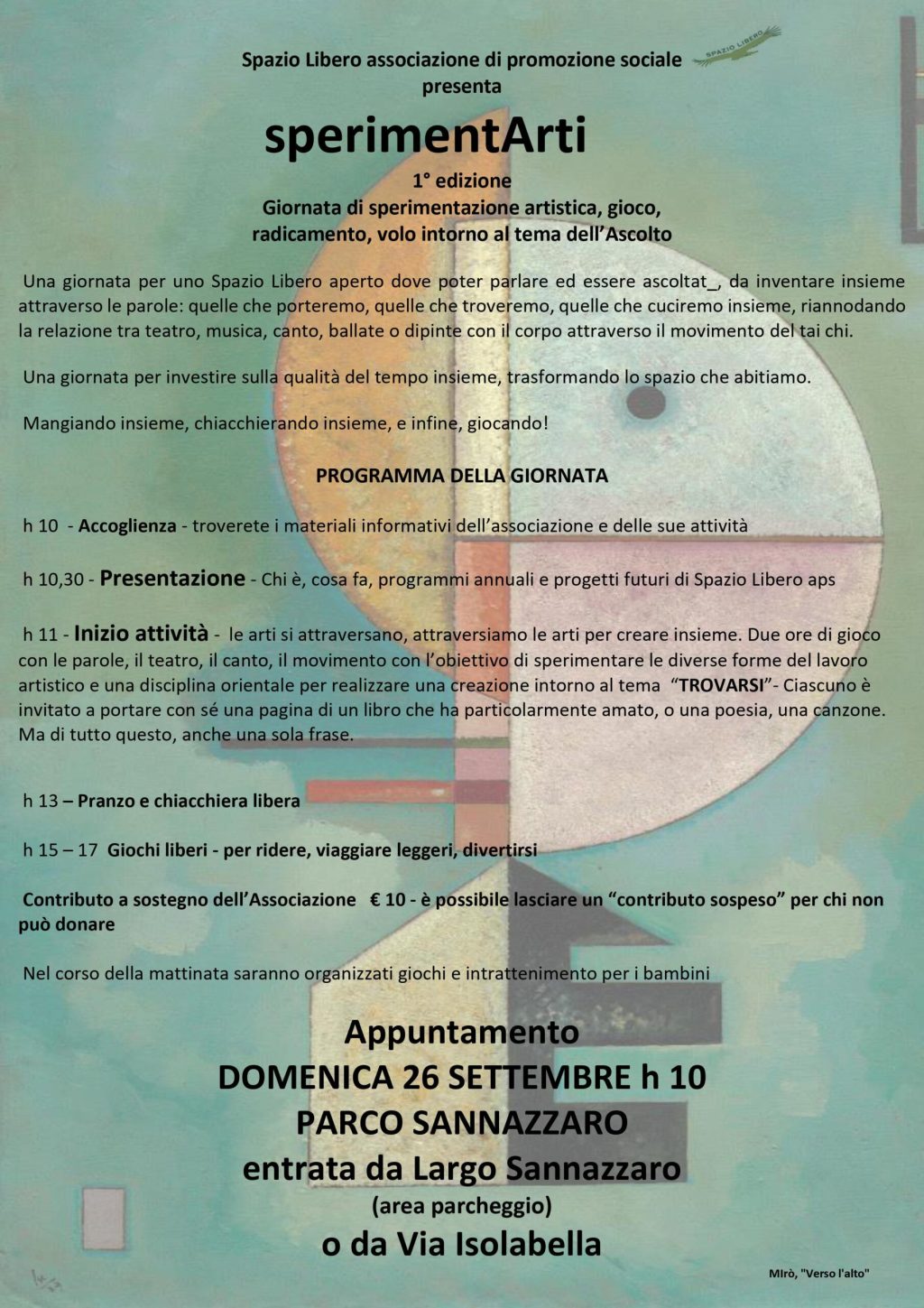 SperimentArti prima edizione. Seminiamo&nbsp;vita