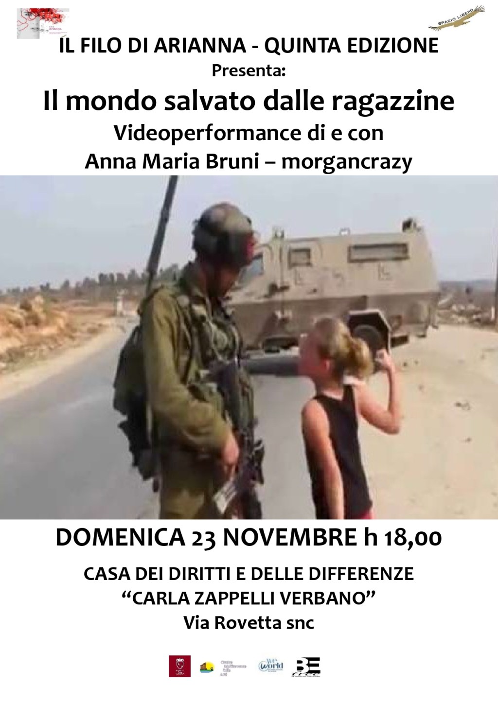 Il mondo salvato dalle Ragazzine. Video-performance