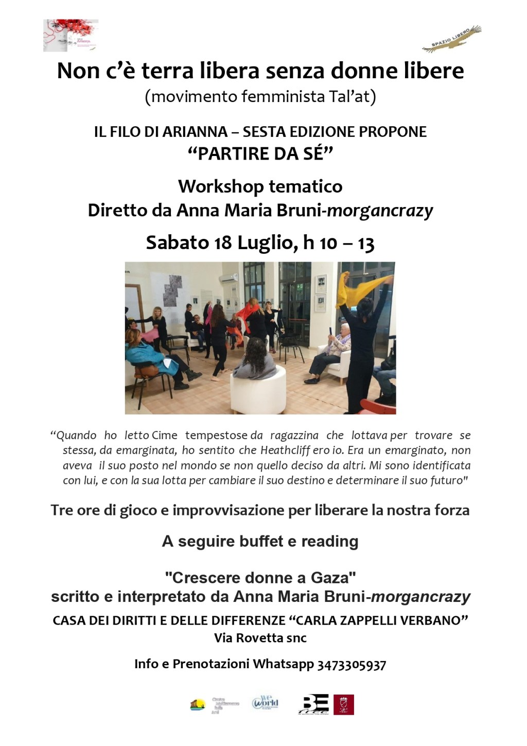 Partire da sé. Un workshop per&nbsp;ricominciare